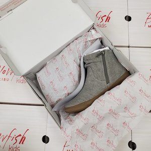 Blowfish Malibu Kids Pava-K Fashion Boot - SteelGrey Canvas